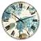 Designart 'Butterfly Blue Garden I Traditional Wall Clock